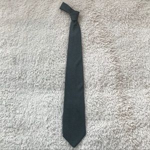Brooks Brothers Silk Navy, Green & Gold Tie